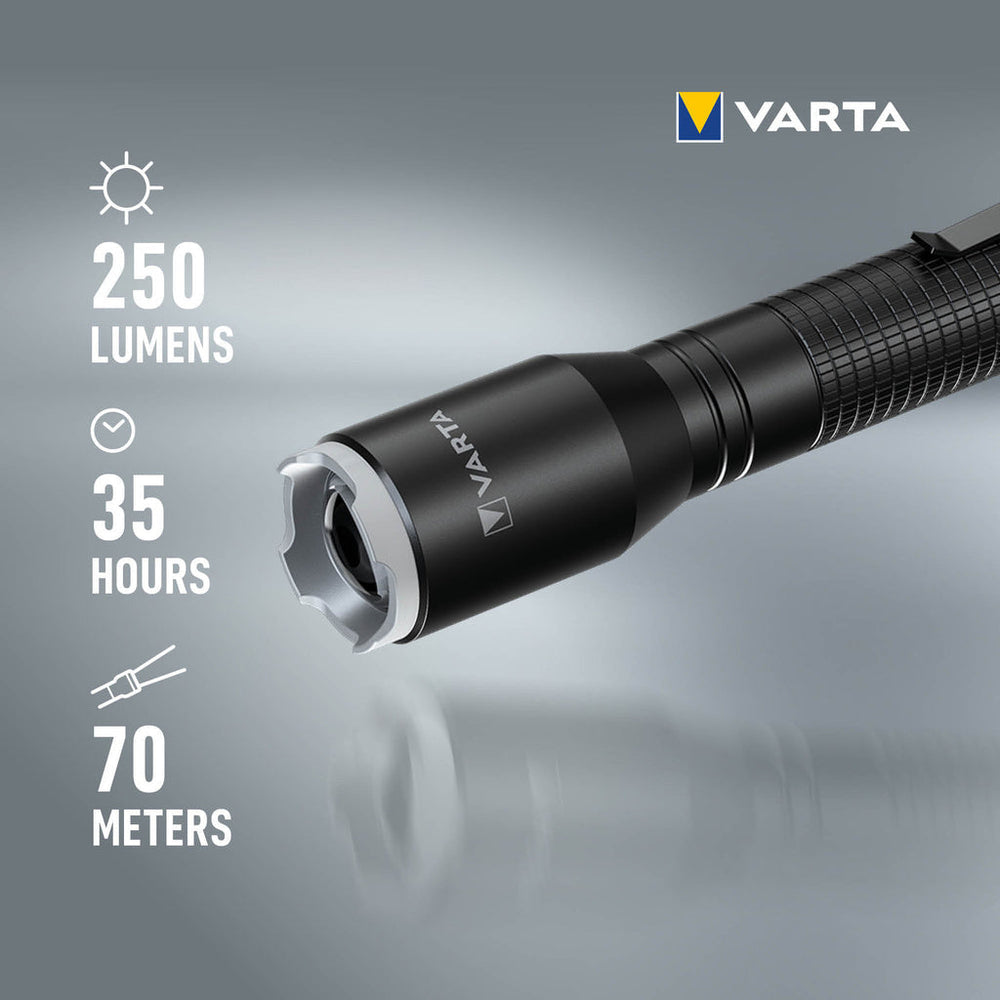 Aluminium Light F20 Pro Ficklampa 250 lm Varta