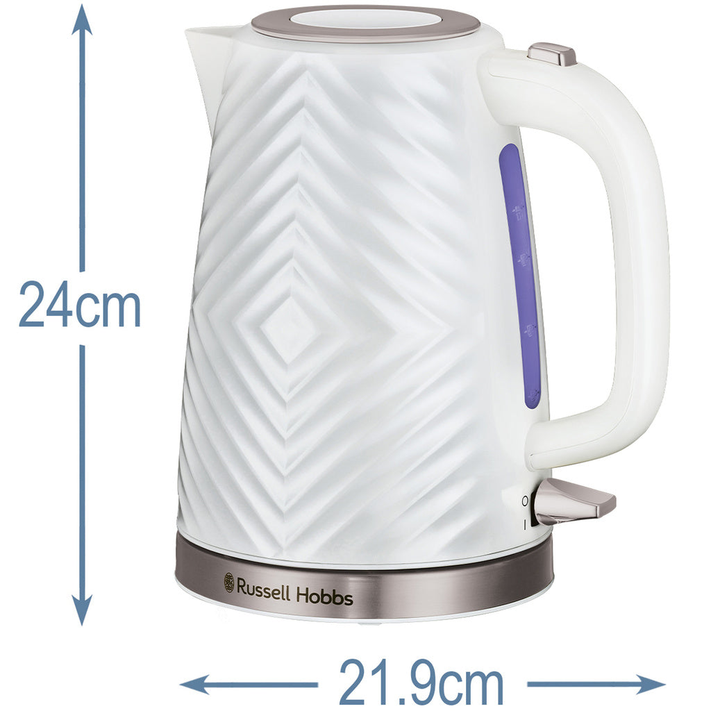 Vattenkokare Groove Kettle White 26381-70 Russell Hobbs