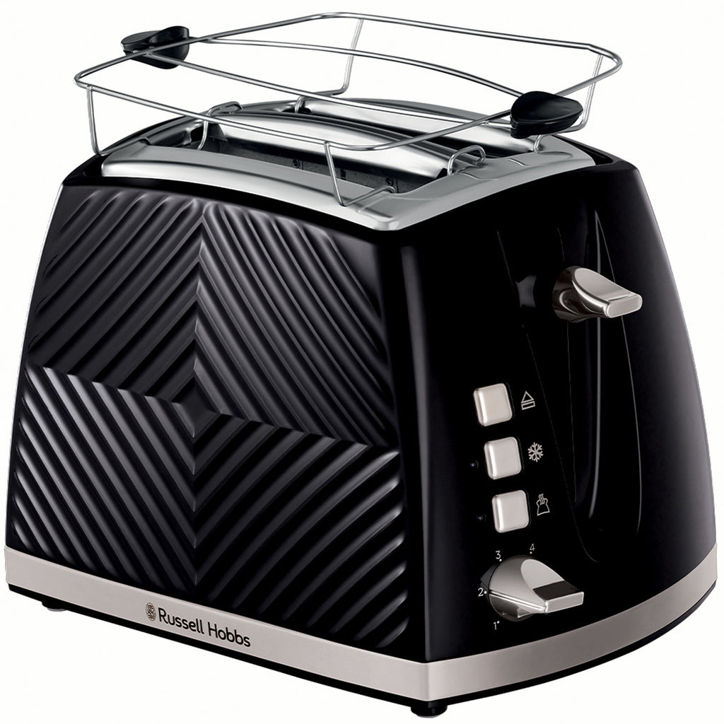 Brödrost Svart Groove 2S Toast 26390-56 Russell Hobbs