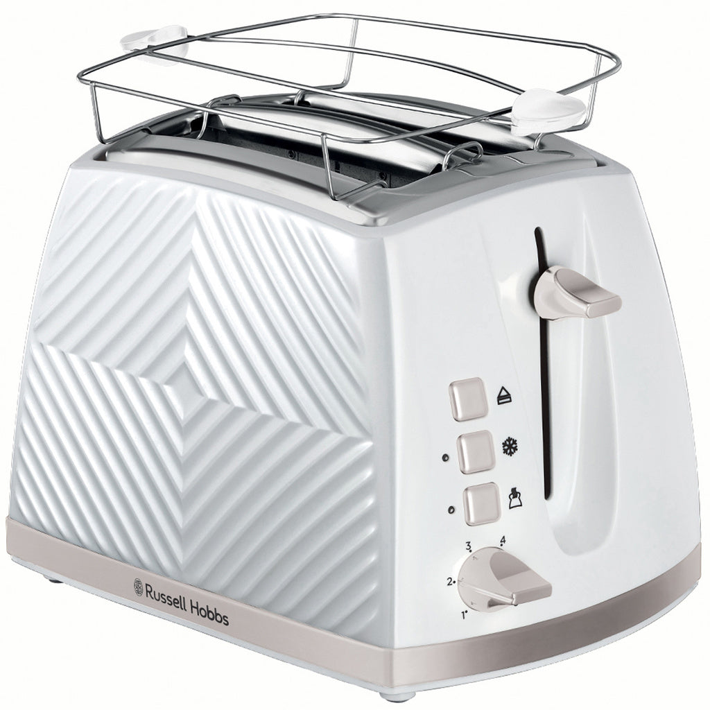 Brödrost Vit Groove 2S Toast 26391-56 Russell Hobbs