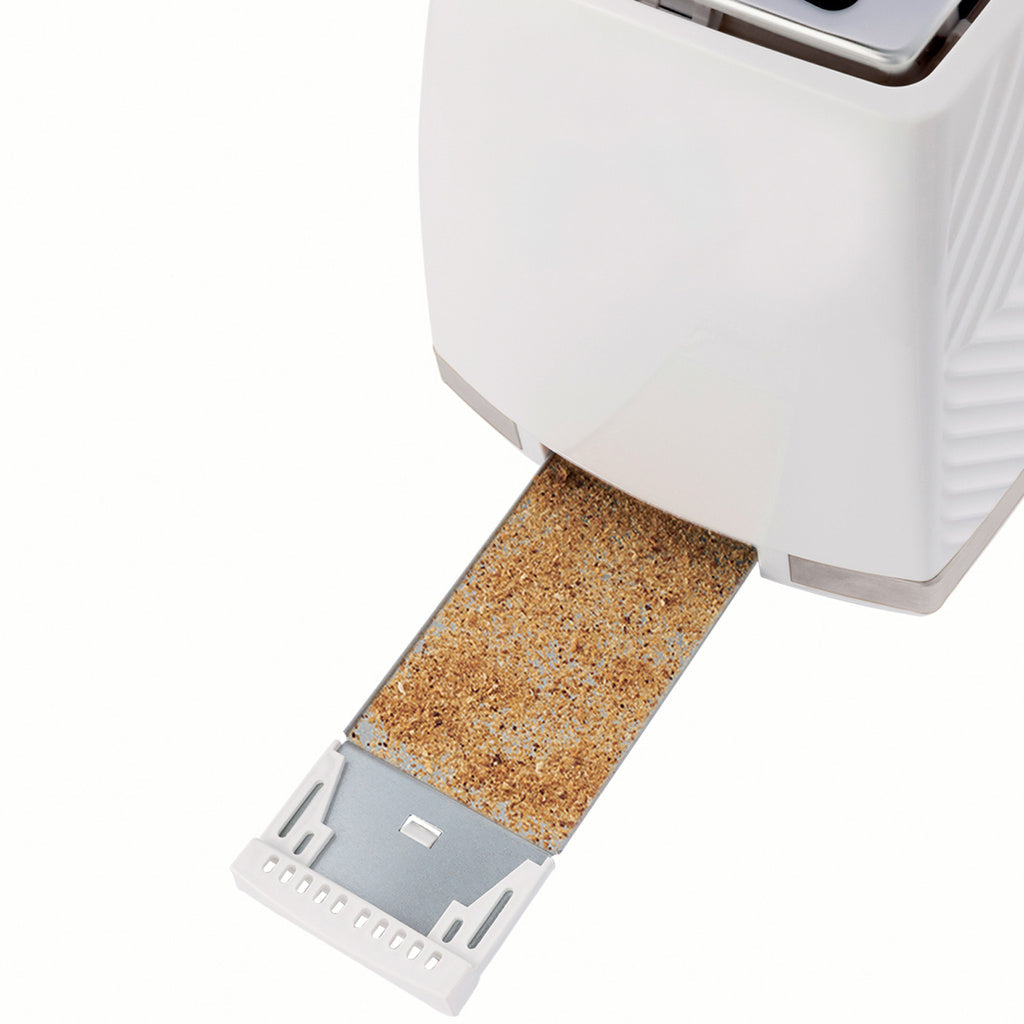 Brödrost Vit Groove 2S Toast 26391-56 Russell Hobbs