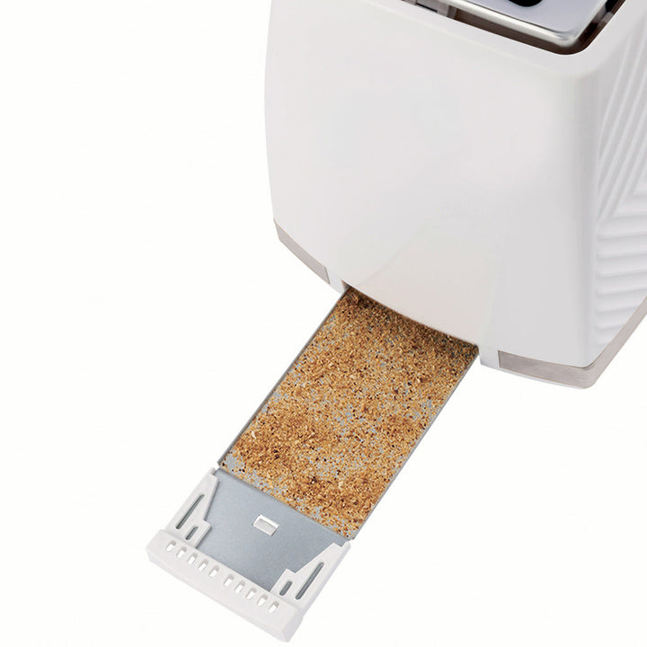 Brödrost Vit Groove 2S Toast 26391-56 Russell Hobbs