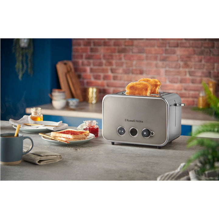 Brödrost Distinctions 2S Toaster Titanium 26432-56 Russell Hobbs