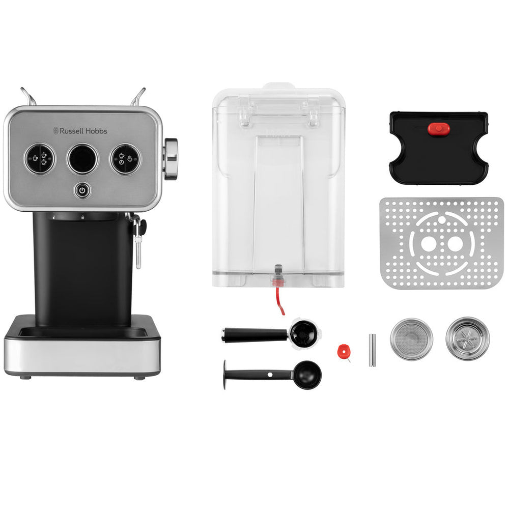 Espressomaskin  Distinctions Espresso Machine Titanium  26452-56 Russell Hobbs
