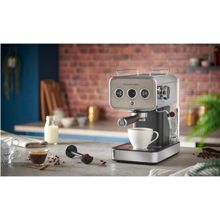Espressomaskin  Distinctions Espresso Machine Titanium  26452-56 Russell Hobbs