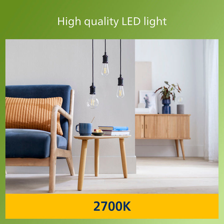 LED E27 G95 Glob 4W (60W) Klar 840lm 2700K Energiklass A Philips