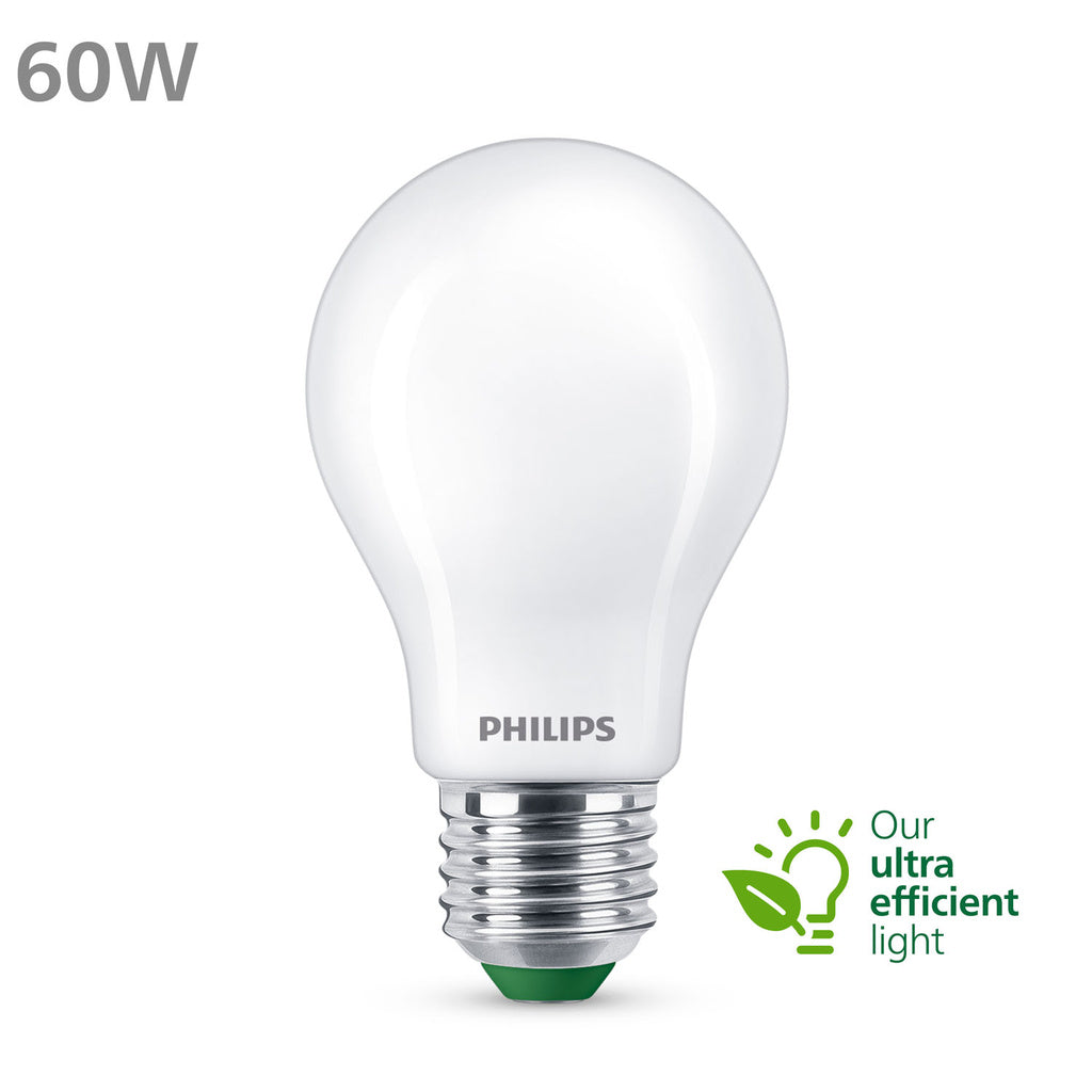 LED E27 Normal 4W (60W) Frostad 840lm 2700K Energiklass A Philips