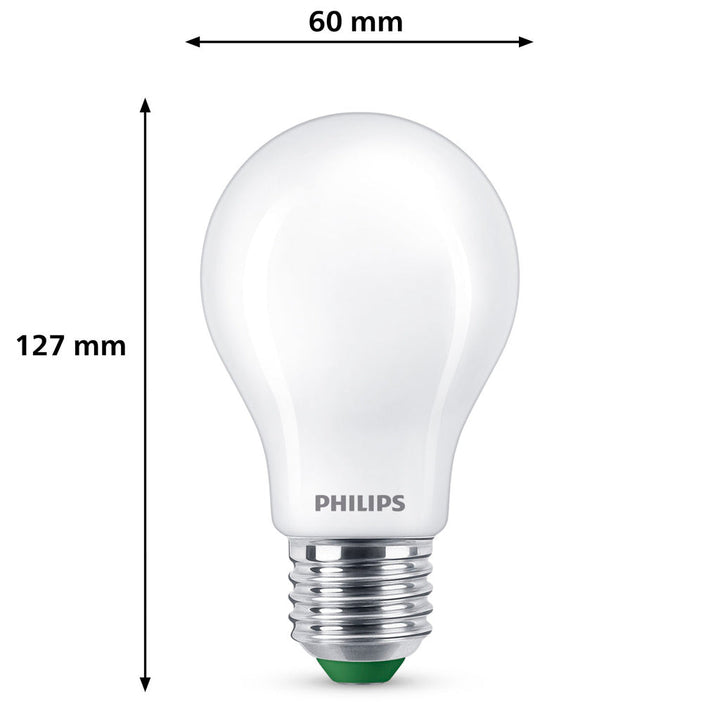 LED E27 Normal 4W (60W) Frostad 840lm 2700K Energiklass A Philips