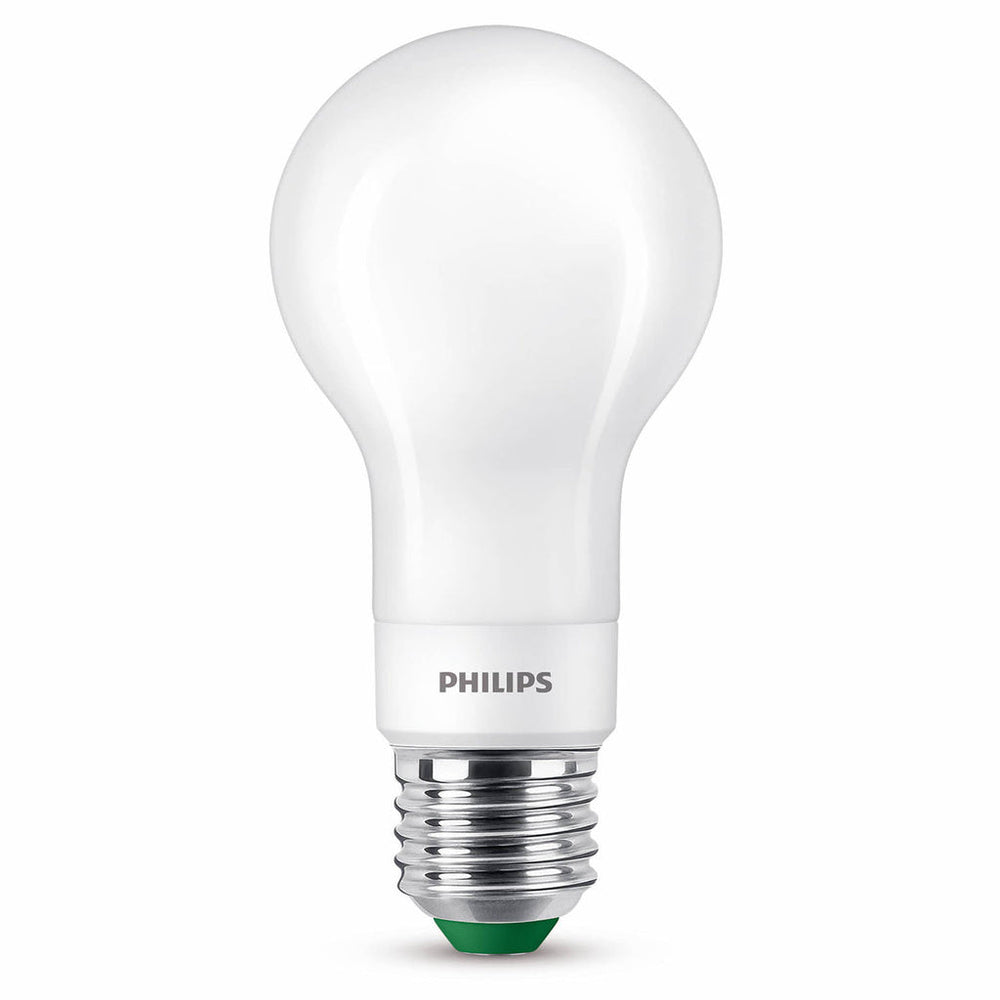 LED E27 Normal 4W (60W) Frost Dimbar 840lm 2700K Energiklass A Philips