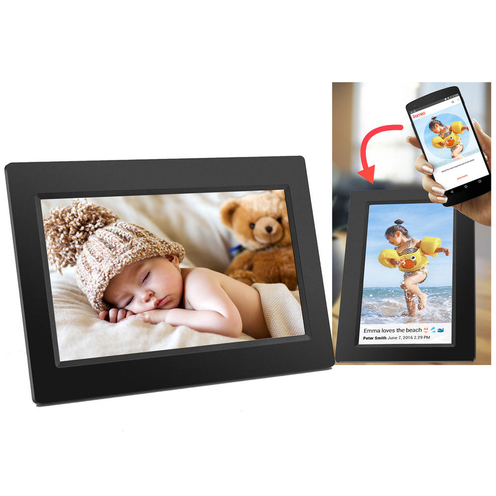 PFF-1015B 10.1" Smart fotoram med FRAMEO programvara  Svart Denver