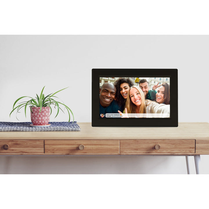 PFF-1015B 10.1" Smart fotoram med FRAMEO programvara  Svart Denver