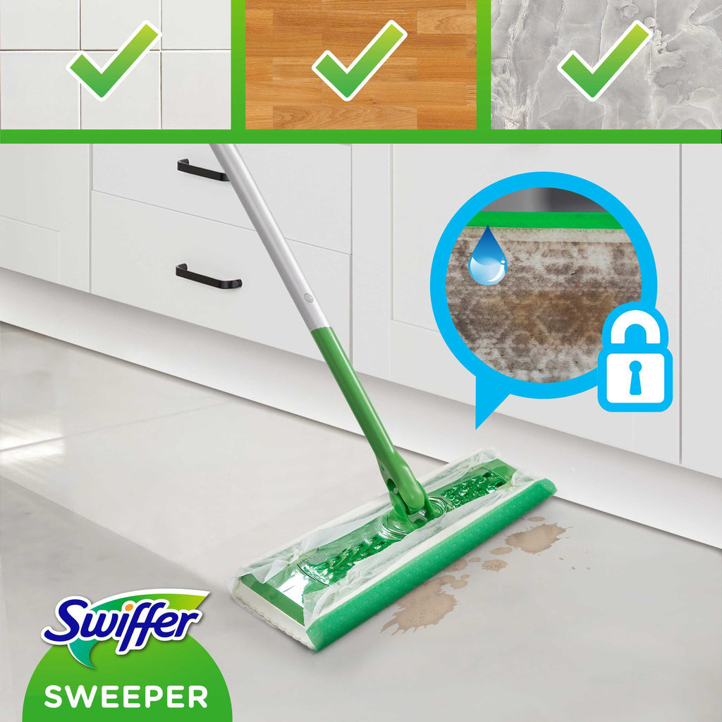 Sweeper Startkit 1 Rengöringsmopp, wet Swiffer
