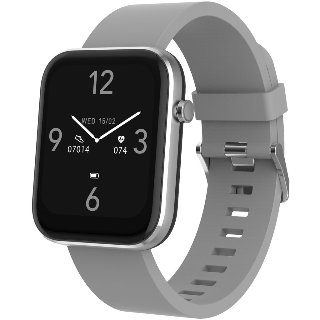 SW-182GR Bluetooth smartwatch with heart rate sensor, blood pressure and blood oxygen monitor Denver