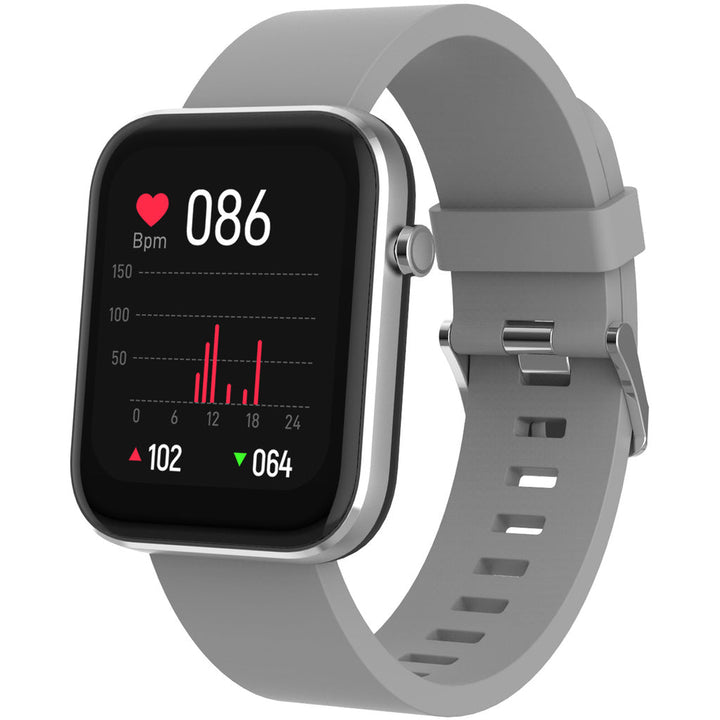 SW-182GR Bluetooth smartwatch with heart rate sensor, blood pressure and blood oxygen monitor Denver