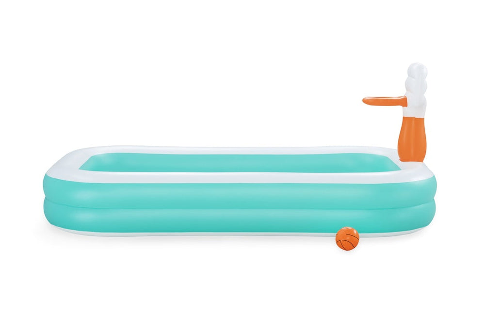 Familjepool Dunk n Splash 251 x 168 x 102cm Bestway