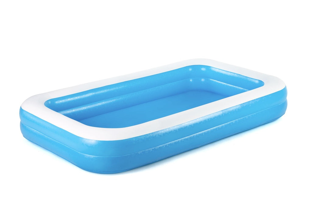 Familjepool Blå Rektangulär 305 x 183 x 46cm Bestway