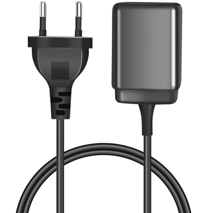 USB-laddare 1xUSB-A + 1xUSB-C med fast kabel 1,5m GaN 30W LogiLink