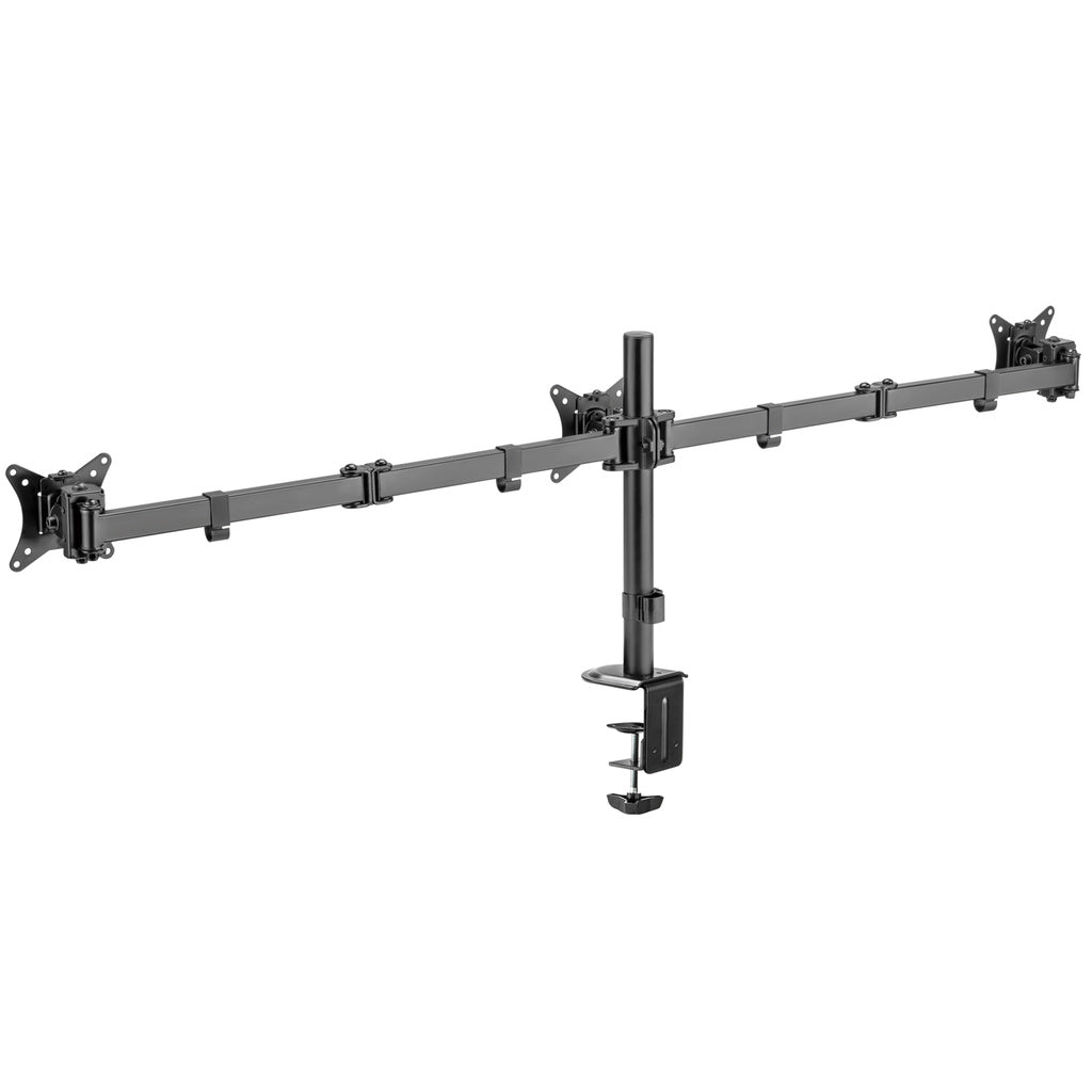 Monitorarm trippel 17-27" 2x658mm LogiLink
