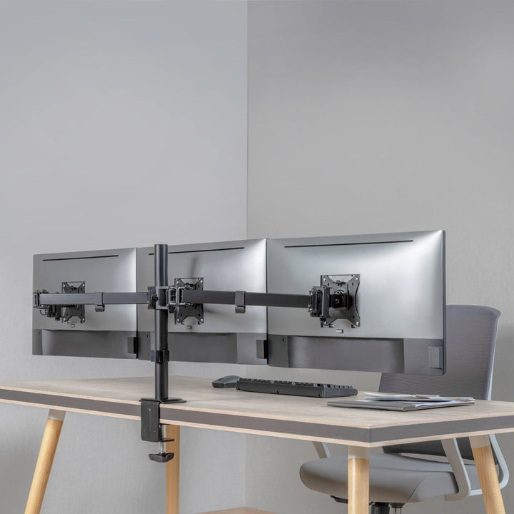 Monitorarm trippel 17-27" 2x658mm LogiLink