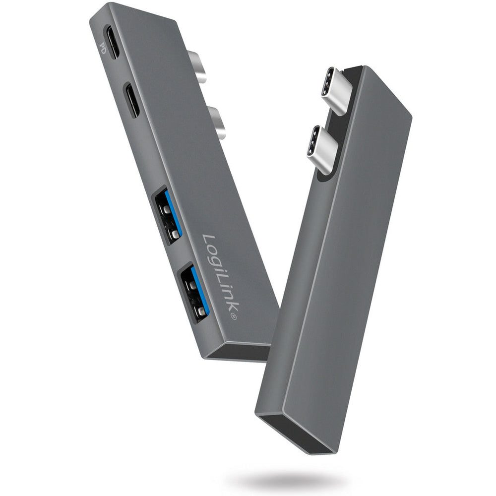 Dual USB 3.2 Gen2x2-hub 4-portar PD 100W LogiLink