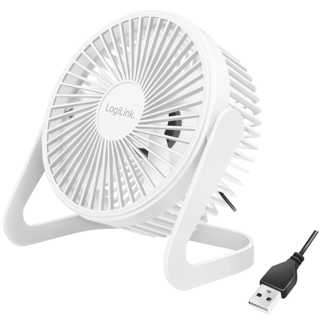 USB-fläkt Ø15,24 cm Vit LogiLink