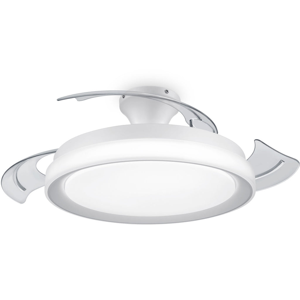 Bliss Takfläkt med LED-belysning Varm-/kallvitt 4500 lm Philips