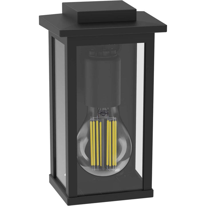 Mirth Väggarmatur (E27-sockel) IP44 Aluminium/Glas Svart Philips