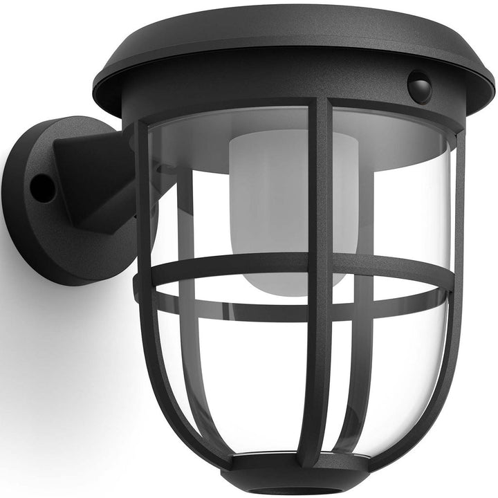 Radii Vägglampa Solcell Ultra Efficient LED 250lm Svart Philips