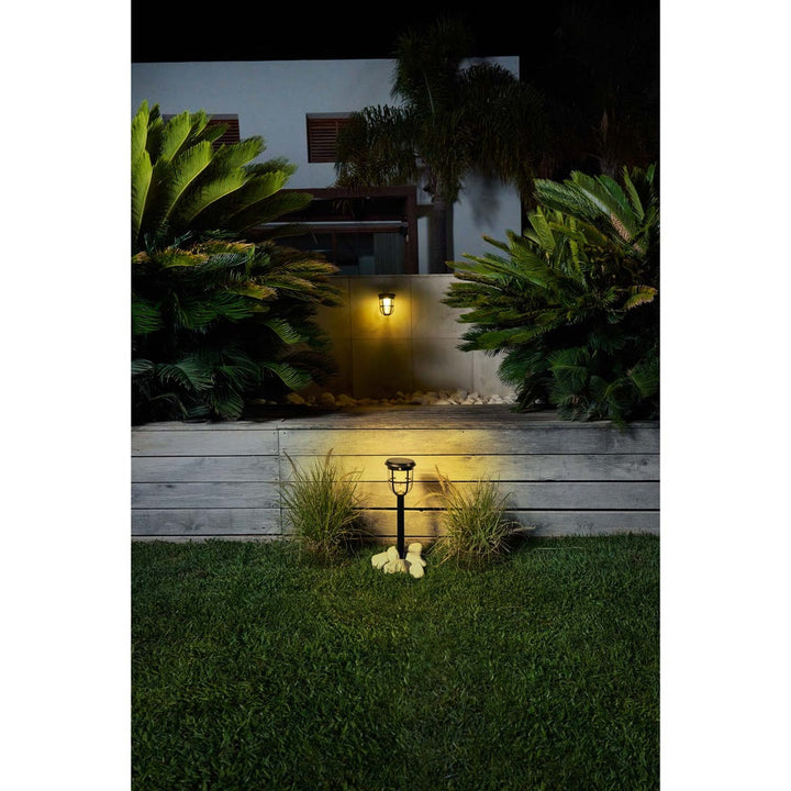 Radii Vägglampa Solcell Ultra Efficient LED 250lm Svart Philips