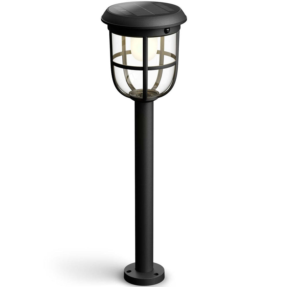 Radii Trädgårdslampa Solcell Ultra Efficient LED 250lm Svart Philips
