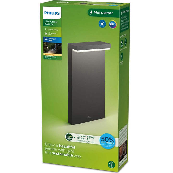Bustan Pedistal Ultra Efficient LED 3,8W 800lm Antracit Philips