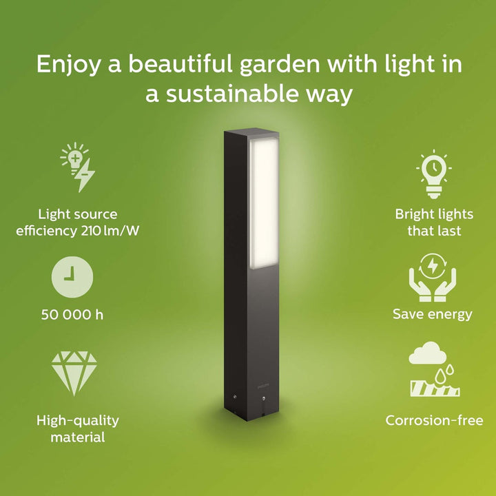 Stratosphere Pedistal Ultra Efficient LED 3,8W 800lm Antracit Philips