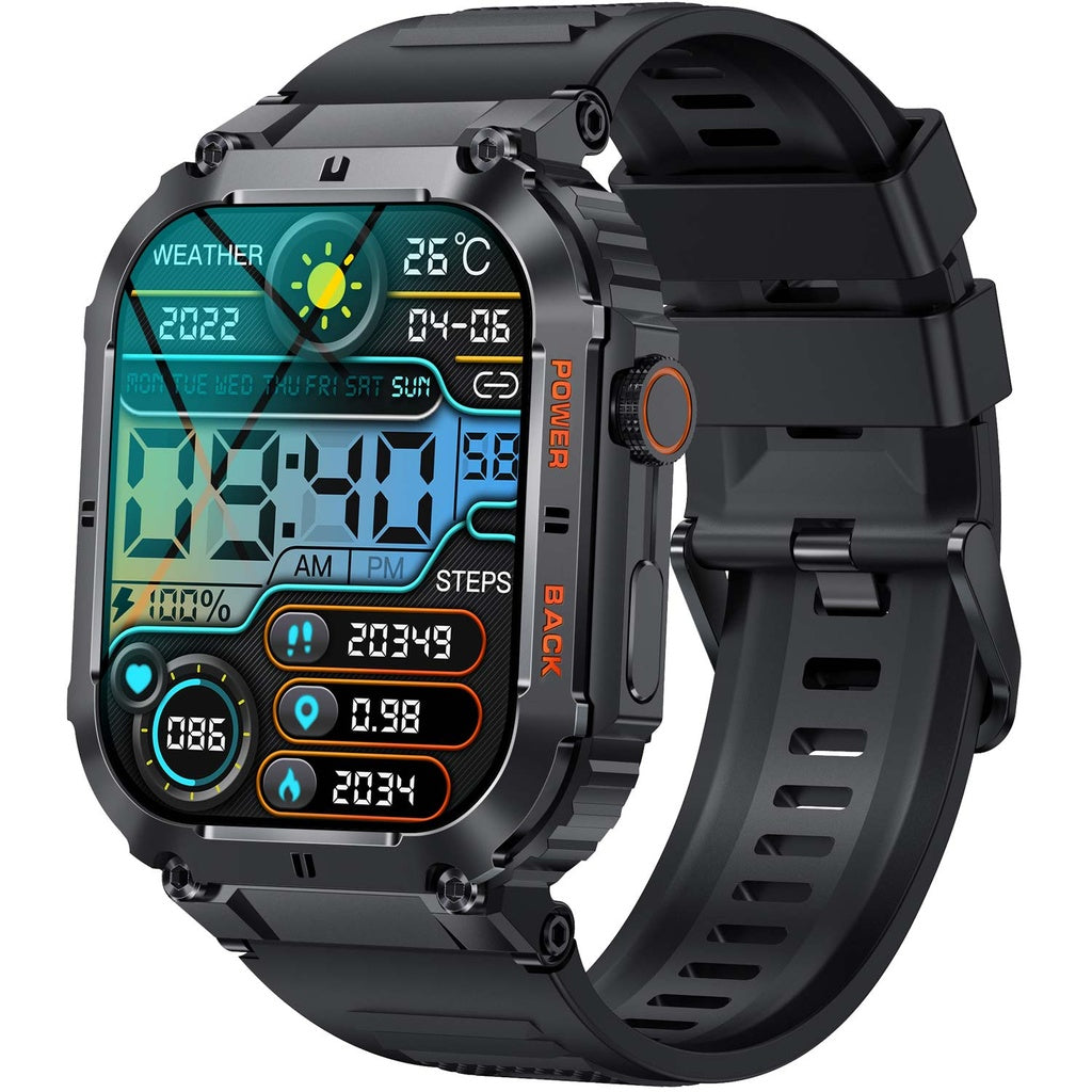 SWC-191B Bluetooth SmartWatch with heartrate, blood pressure and blood oxygen sensor & call function Denver