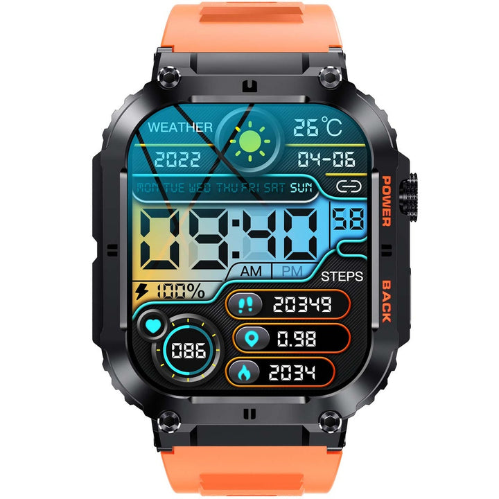 SWC-191O Bluetooth SmartWatch with heartrate, blood pressure and blood oxygen sensor & call function Denver