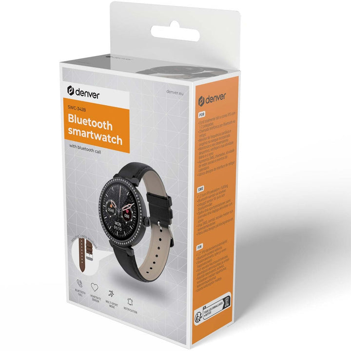 SWC-342B Bluetooth SmartWatch with heart rate & blood oxygen sensor Denver