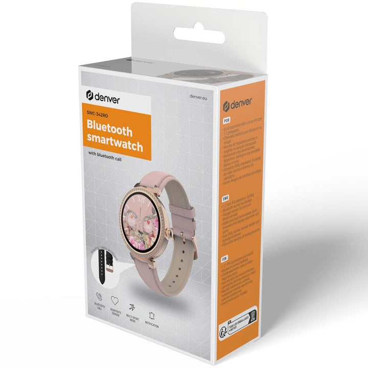 SWC-342RO Bluetooth SmartWatch with heart rate & blood oxygen sensor Denver