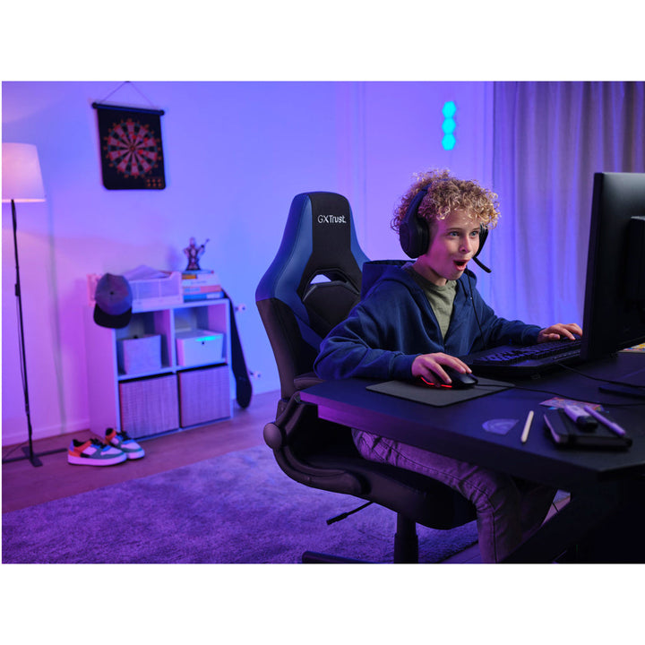 GXT 703B Riye Gamingstol Blå Trust