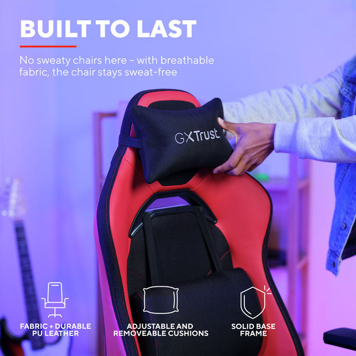 GXT 714R Ruya Gamingstol Röd Trust