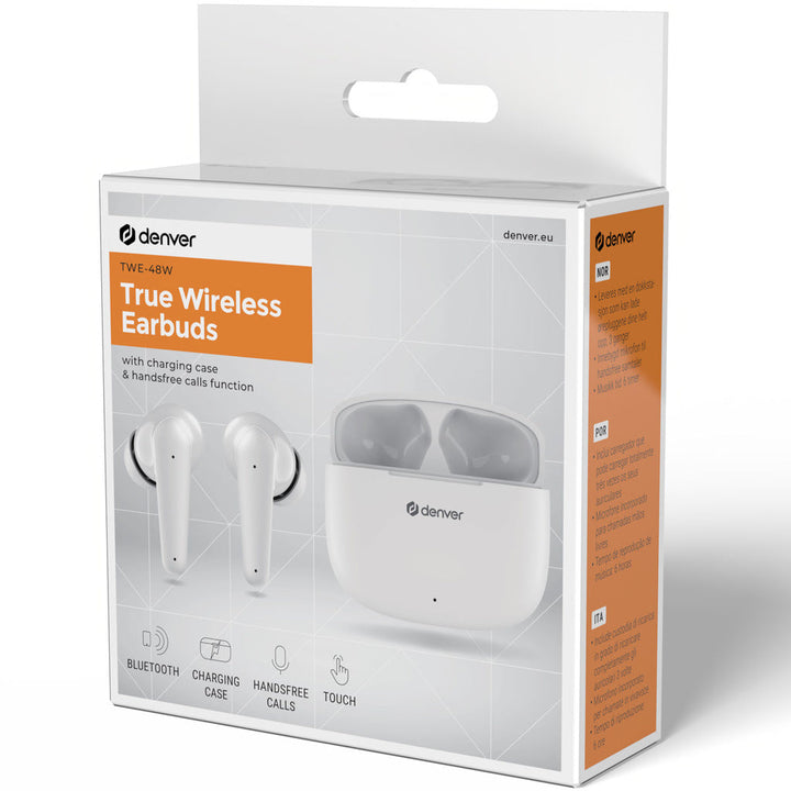TWE-48W True wireless Bluetooth hörlur med laddetui Denver