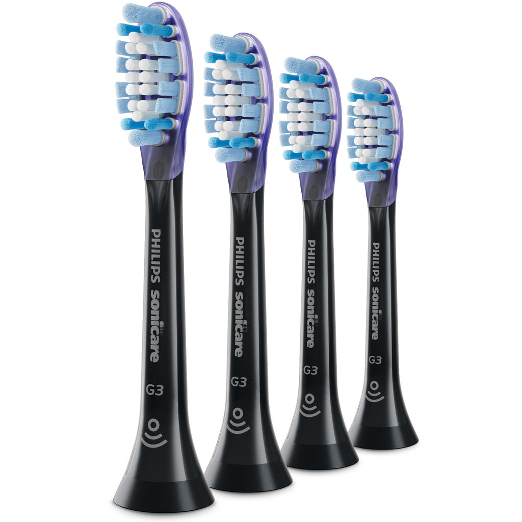 Borsthuvud G3 Premium Gum Care 4st Black HX9054/33 Philips