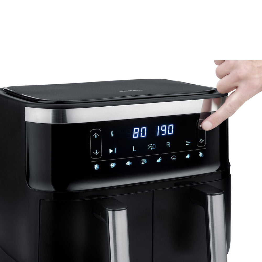 Air Fryer Dubbel 2X4L 2850W FR2453 Severin