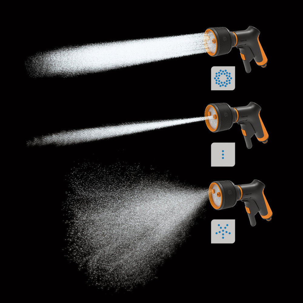 Sprinklerpistol 3-funktion. front tr. Fiskars