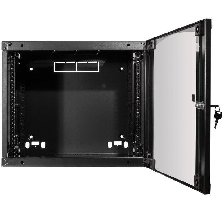 19" Väggskåp/serverskåp U6 540 x 450 x 330 mm Omonterat Svart LogiLink