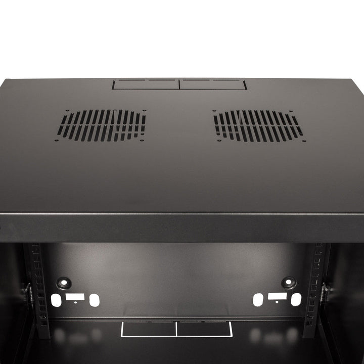19" Väggskåp/serverskåp U6 540 x 450 x 330 mm Omonterat Svart LogiLink