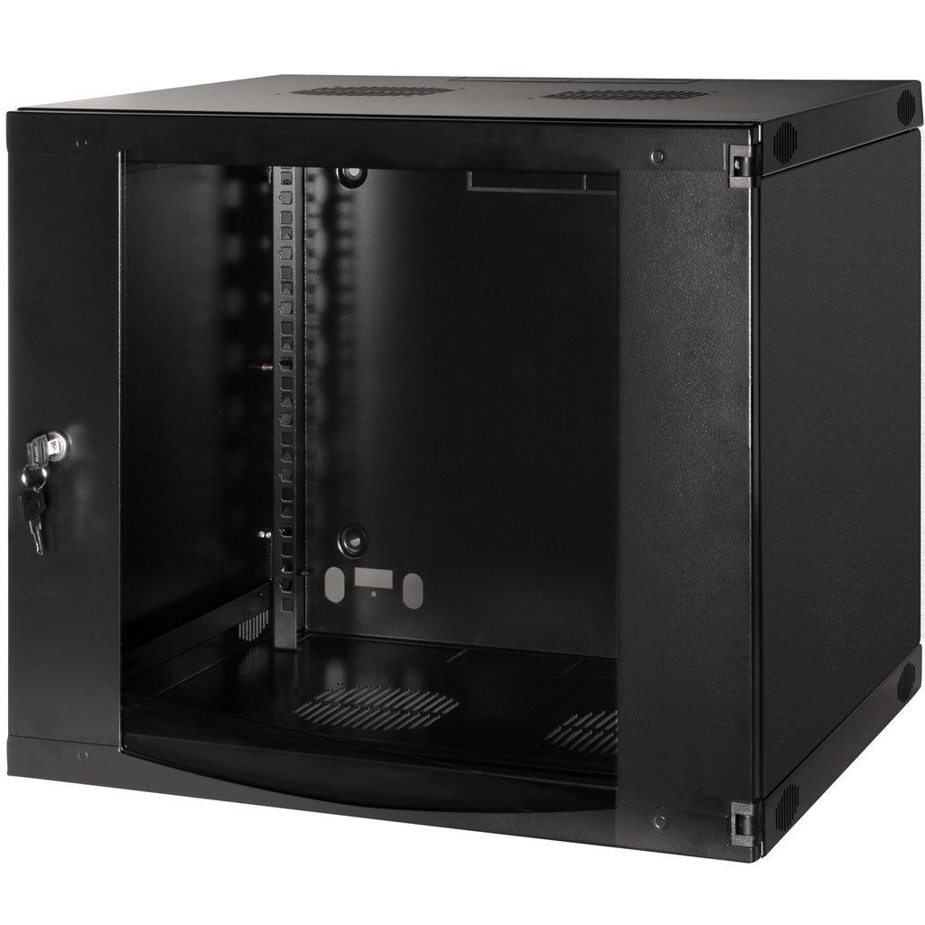 19" Väggskåp/serverskåp U9 540 x 450 x 460 mm Omonterat Svart LogiLink