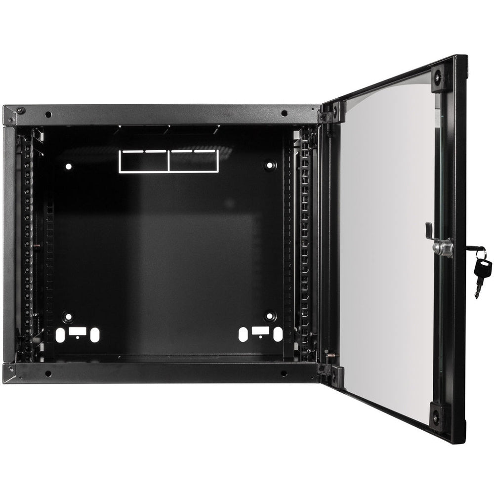 19" Väggskåp/serverskåp U9 540 x 450 x 460 mm Omonterat Svart LogiLink