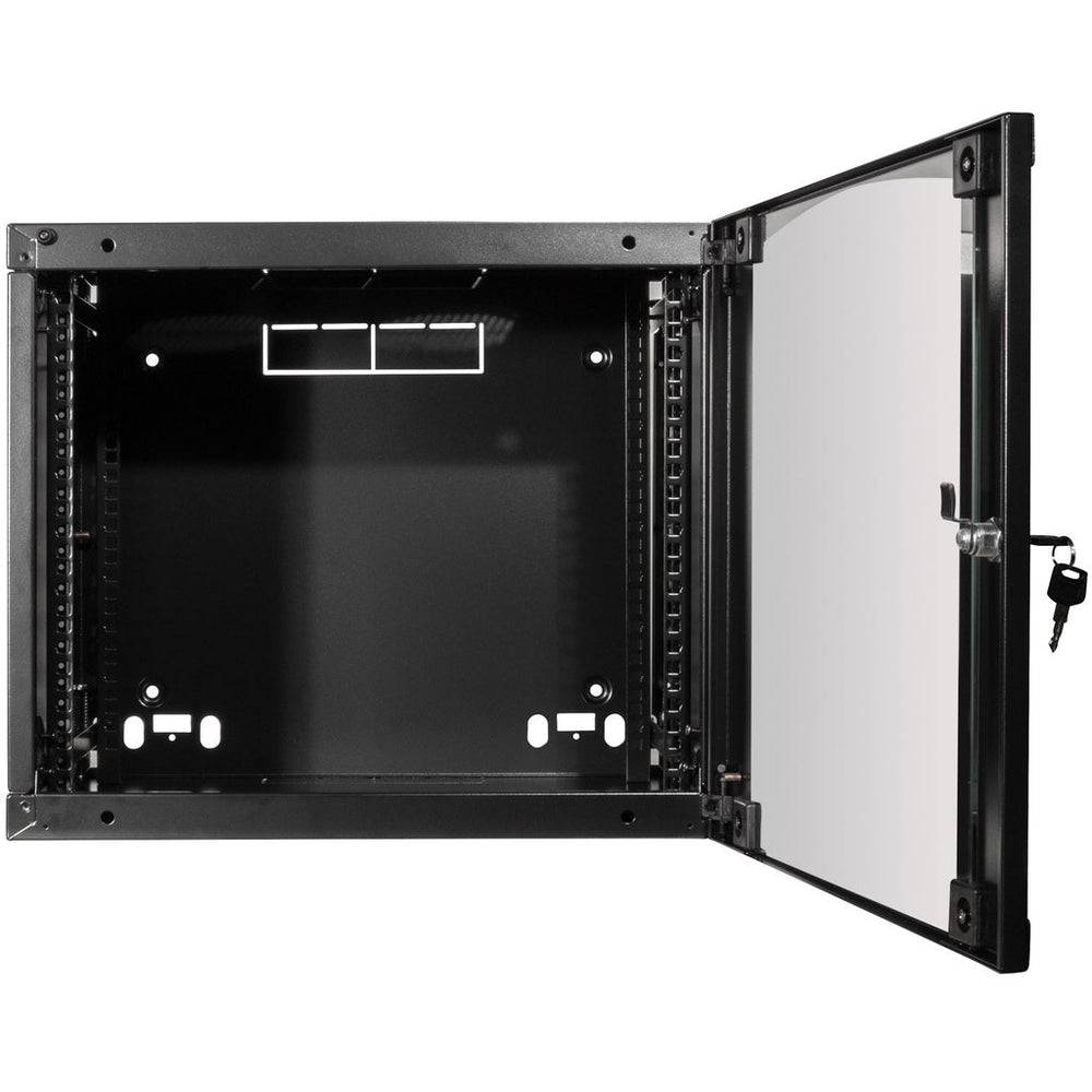19" Väggskåp/serverskåp U12 540 x 450 x 595 mm Omonterat Svart LogiLink