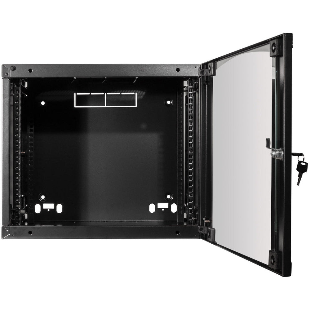 19" Väggskåp/serverskåp U15 540 x 450 x 725 mm Omonterat Svart LogiLink