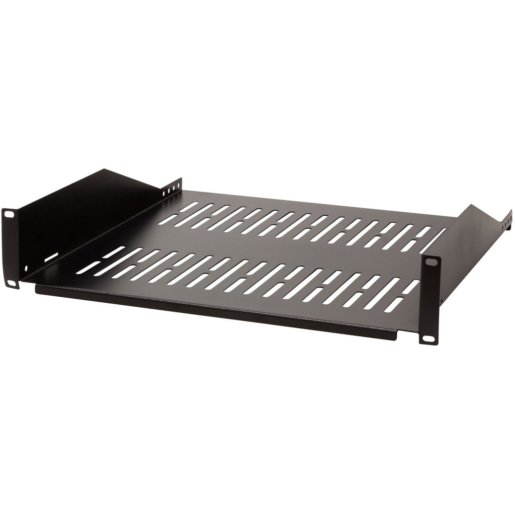 19"-hylla 2U 440 x 406 mm max 25 kg Svart LogiLink