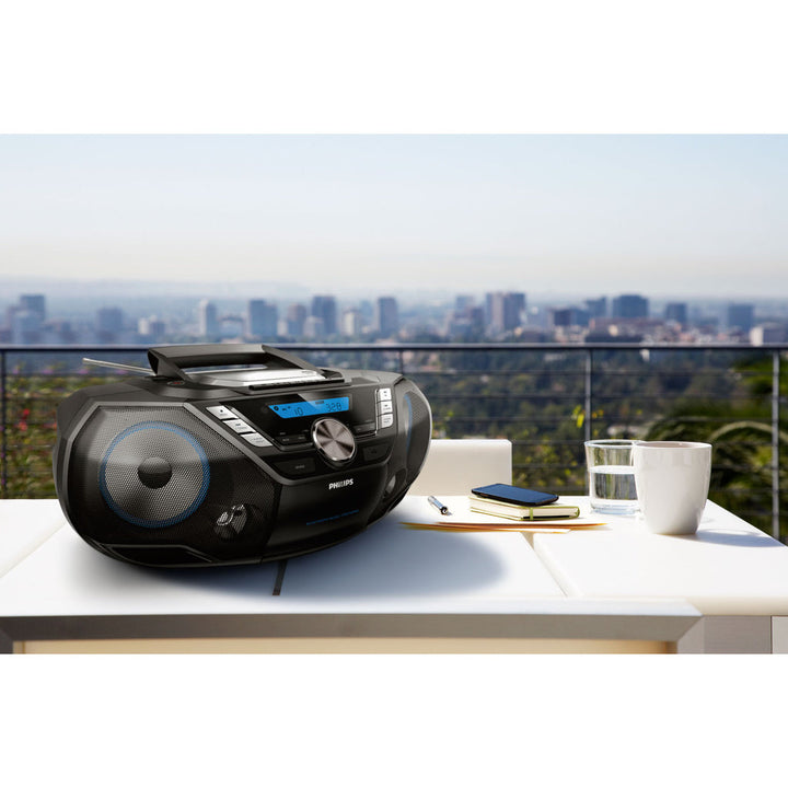 CD Soundmachine Bluetooth, kassett, USB och Radio Philips